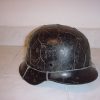 GERMAN ARMY WW2 WWII REPRO HELMET half basket CHICKEN WIRE CAMO NET SHELL Sz 68 - Image 2